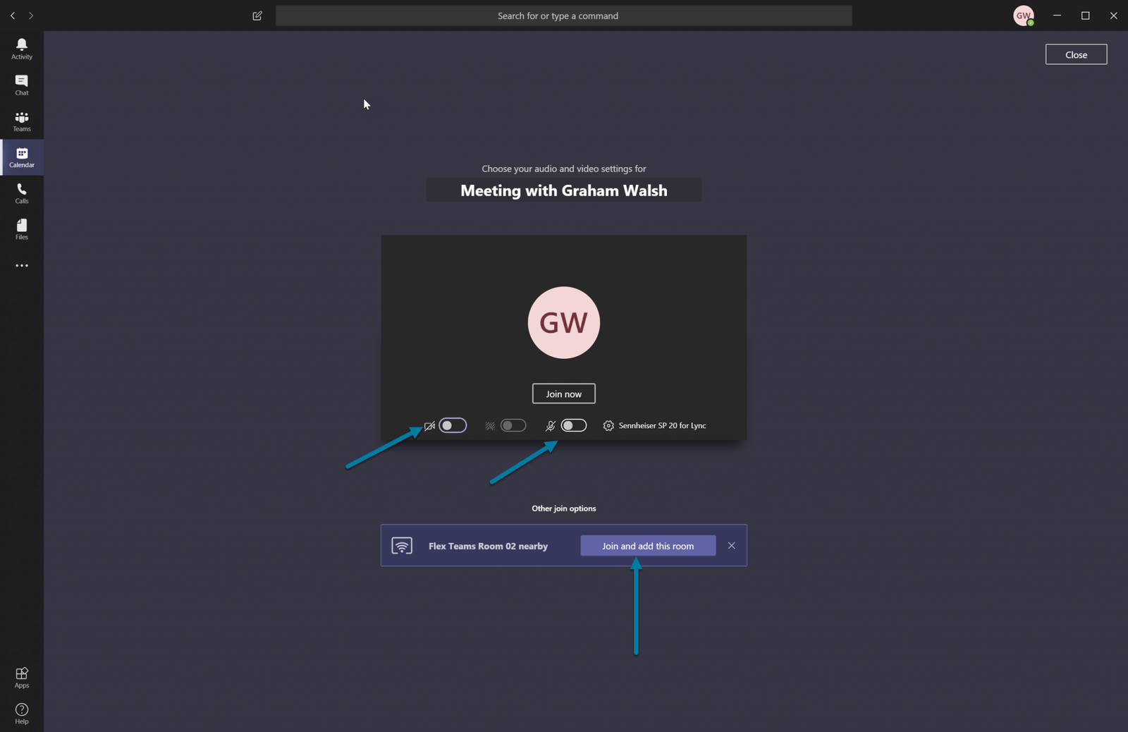 Microsoft Teams Room and Content Sharing Graham Walsh