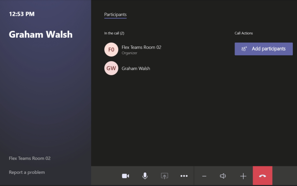 Audio Conferencing and Microsoft Teams Rooms Graham Walsh