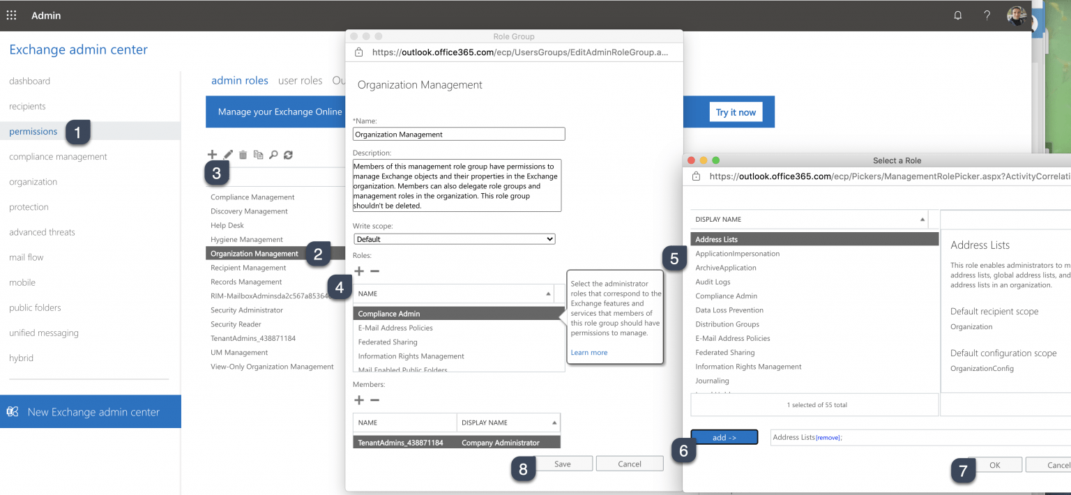 Microsoft Teams Phone and Microsoft Exchange Address Book Policy