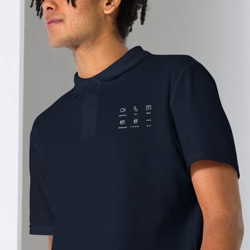 Design 12 - Unisex pique polo shirt - Image 6