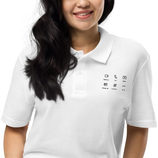 Design 12 - Unisex pique polo shirt - Image 14
